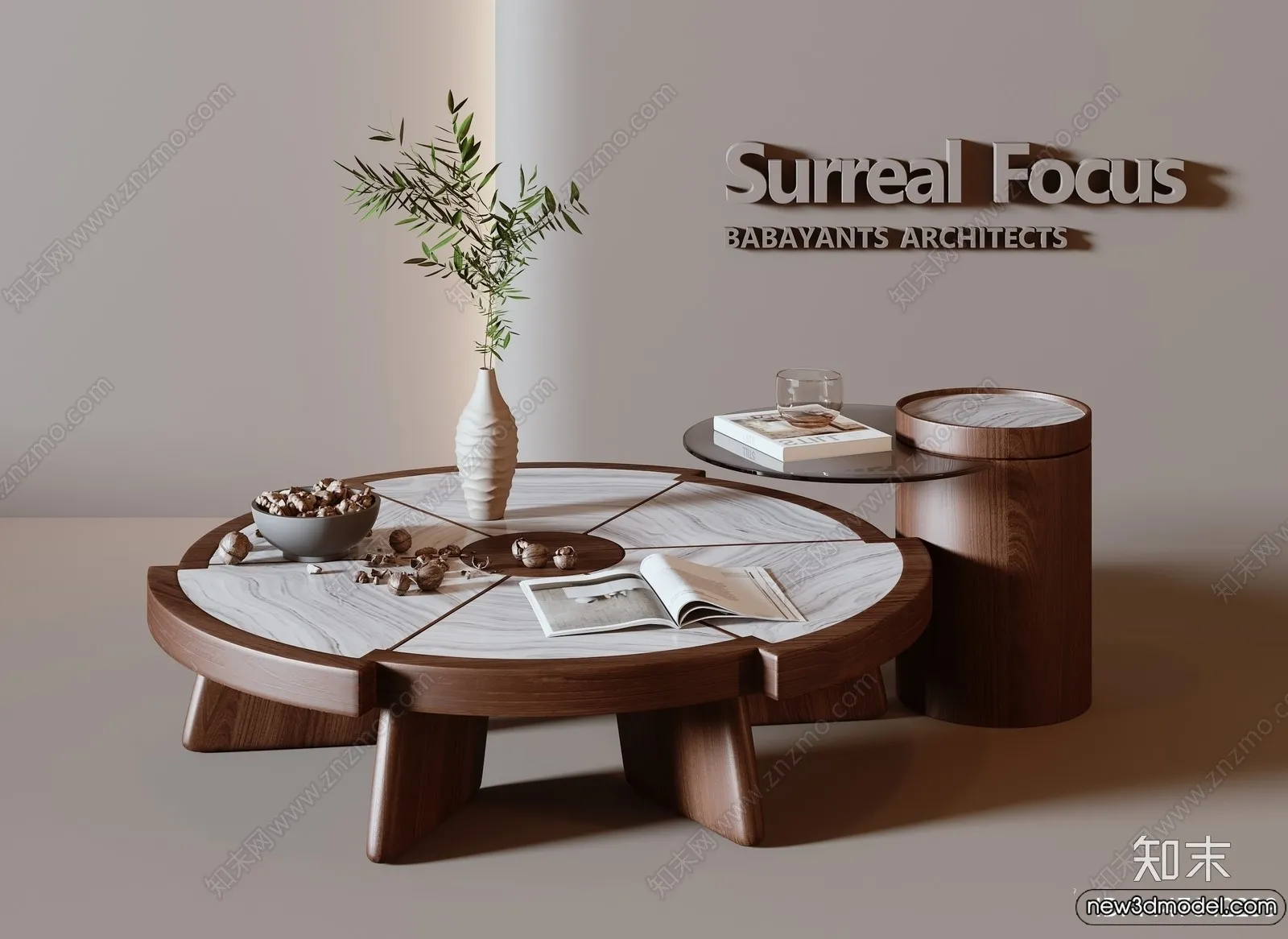 Coffee Table – 3D Models – 3D Furniture Models for Interior – 008