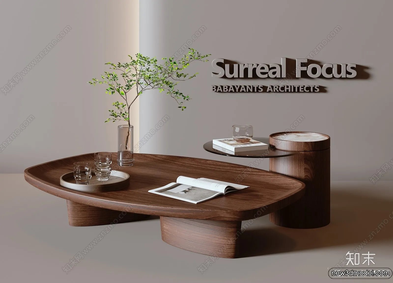 Coffee Table – 3D Models – 3D Furniture Models for Interior – 031