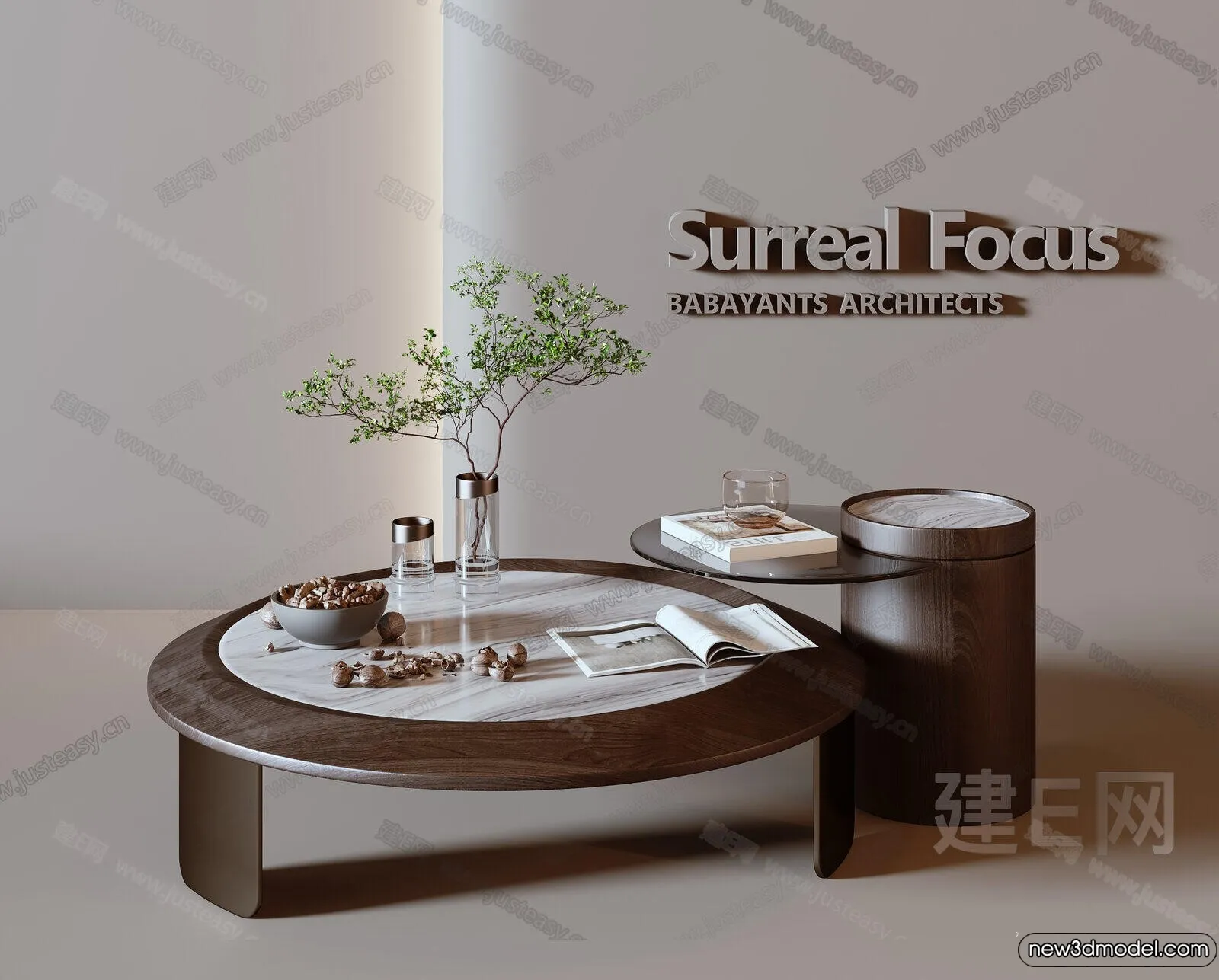 Coffee Table – 3D Models – 3D Furniture Models for Interior – 092