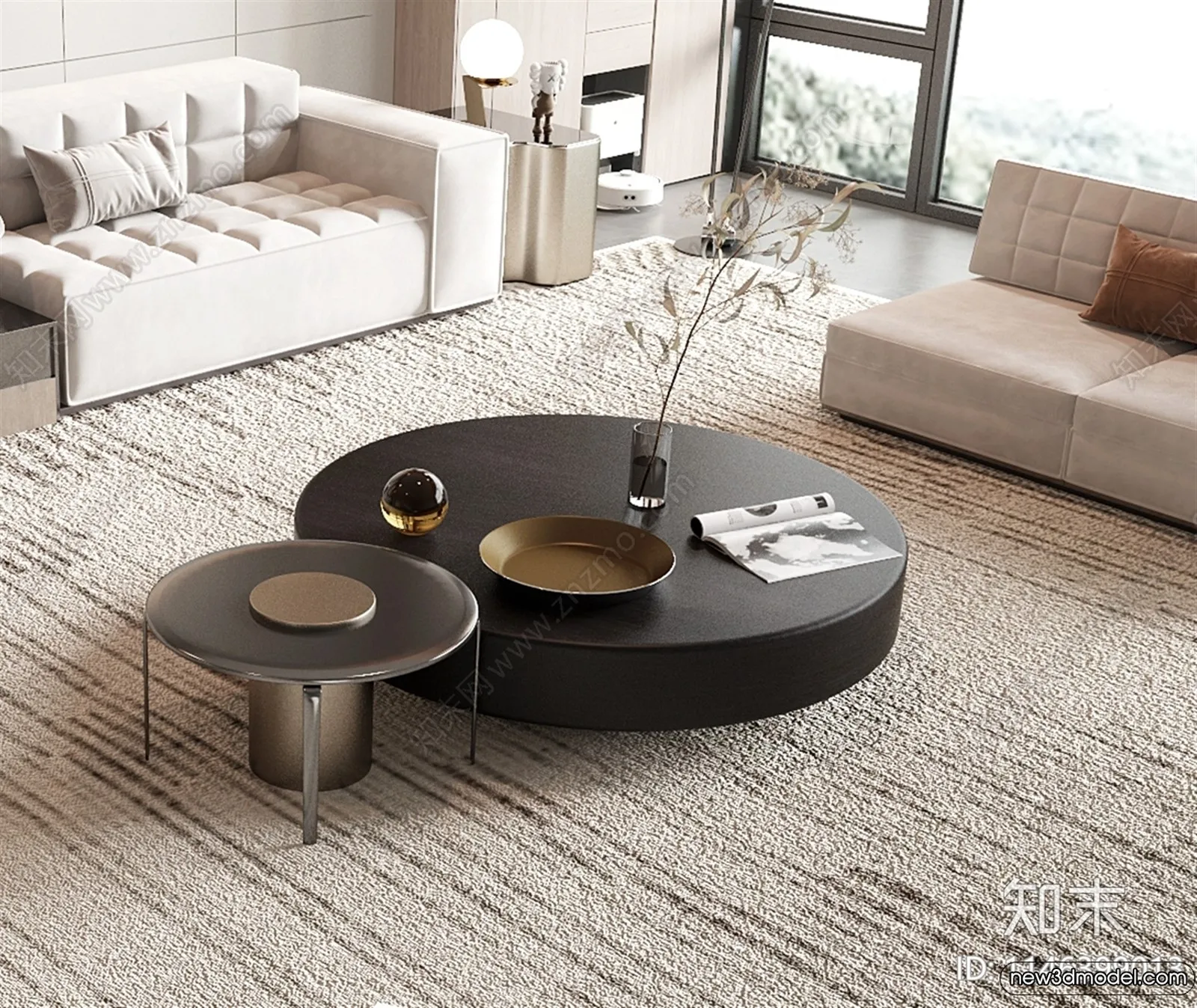 Coffee Table – 3D Models – 3D Furniture Models for Interior – 095