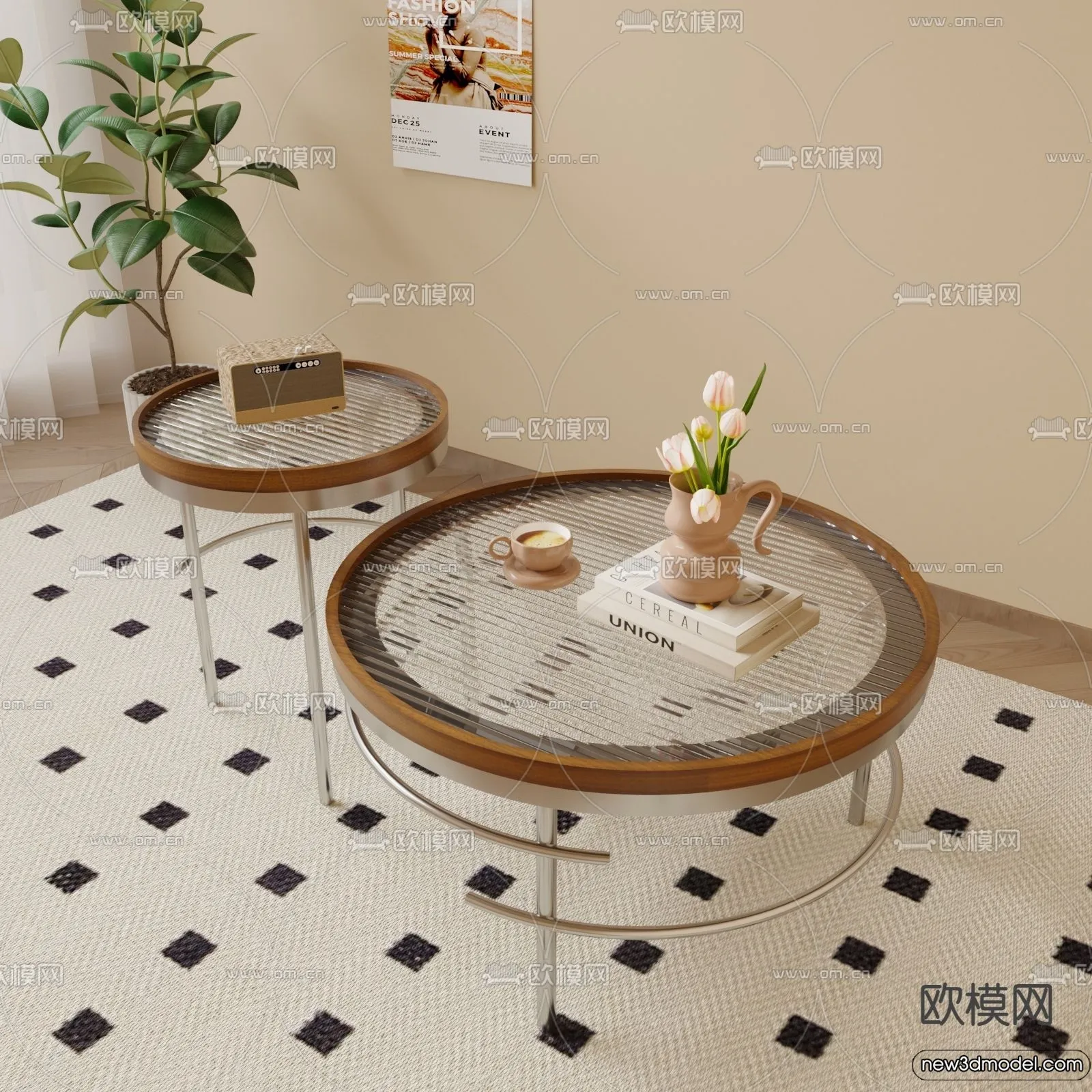 Coffee Table – 3D Models – 3D Furniture Models for Interior – 117