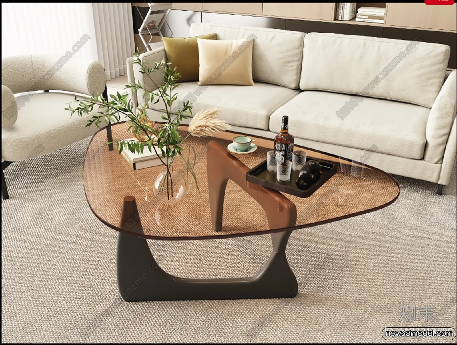 Coffee Table – 3D Models – 3D Furniture Models for Interior – 127