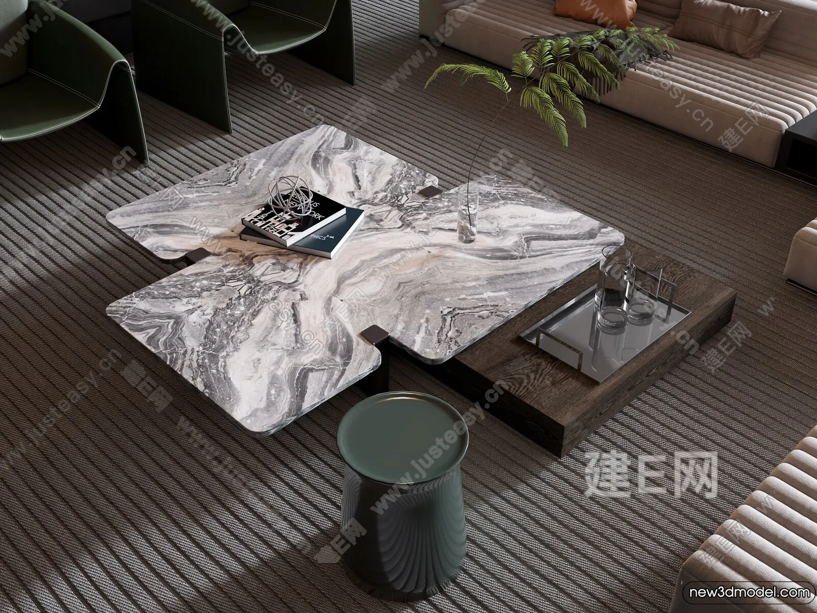 Coffee Table – 3D Models – 3D Furniture Models for Interior – 156