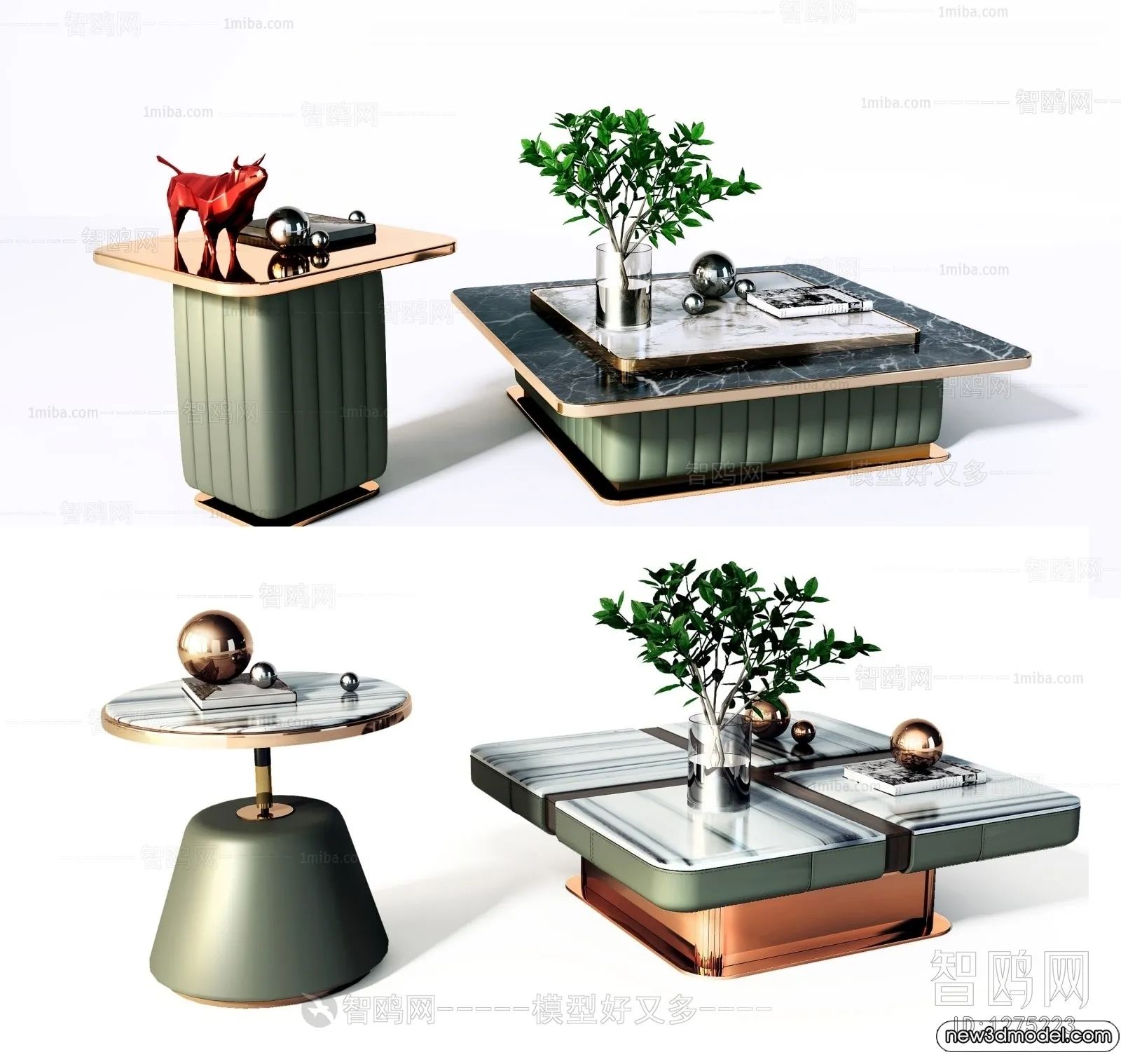 Coffee Table – 3D Models – 3D Furniture Models for Interior – 170