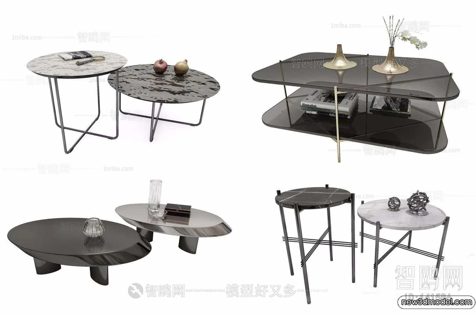 Coffee Table – 3D Models – 3D Furniture Models for Interior – 184