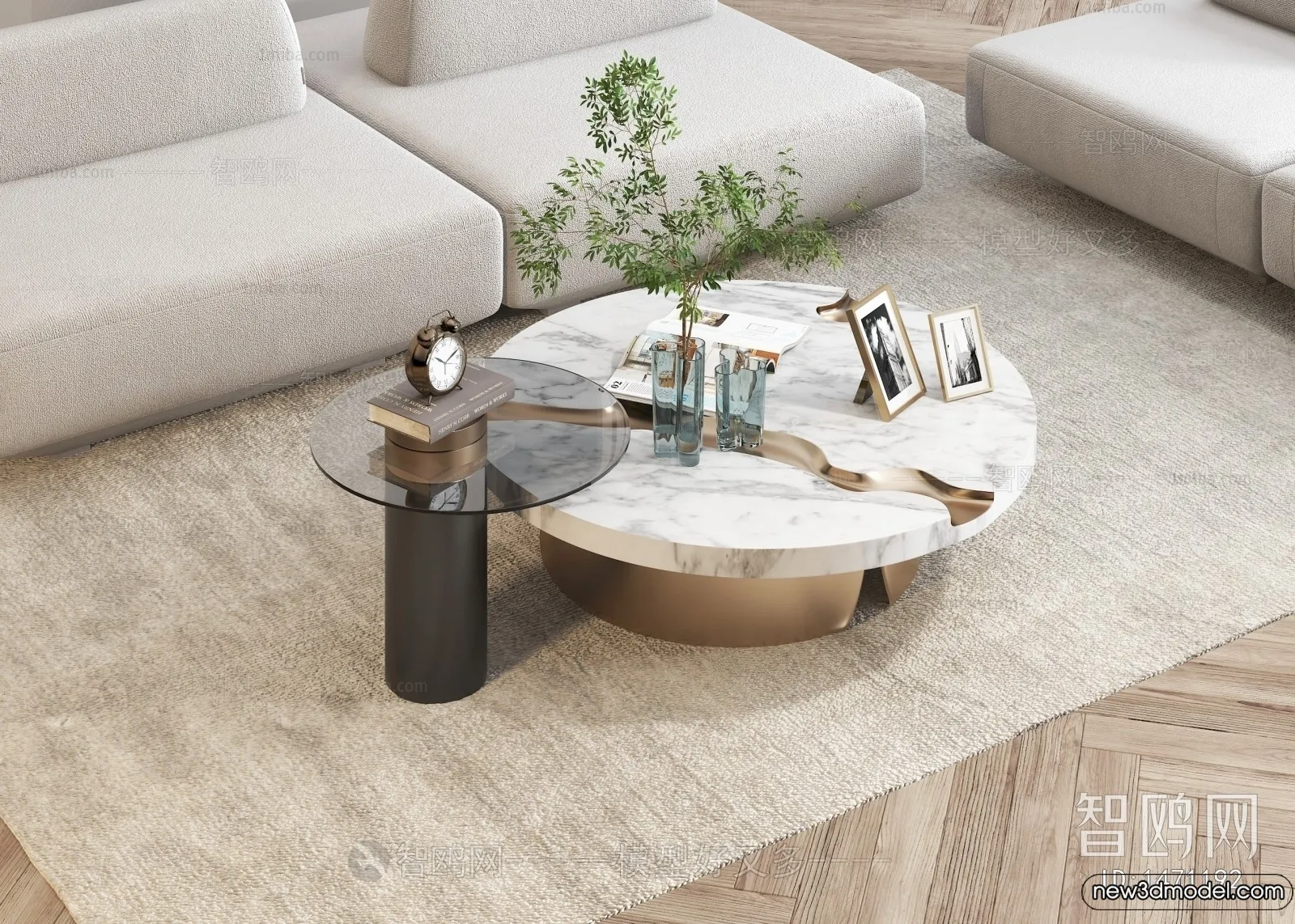 Coffee Table – 3D Models – 3D Furniture Models for Interior – 195