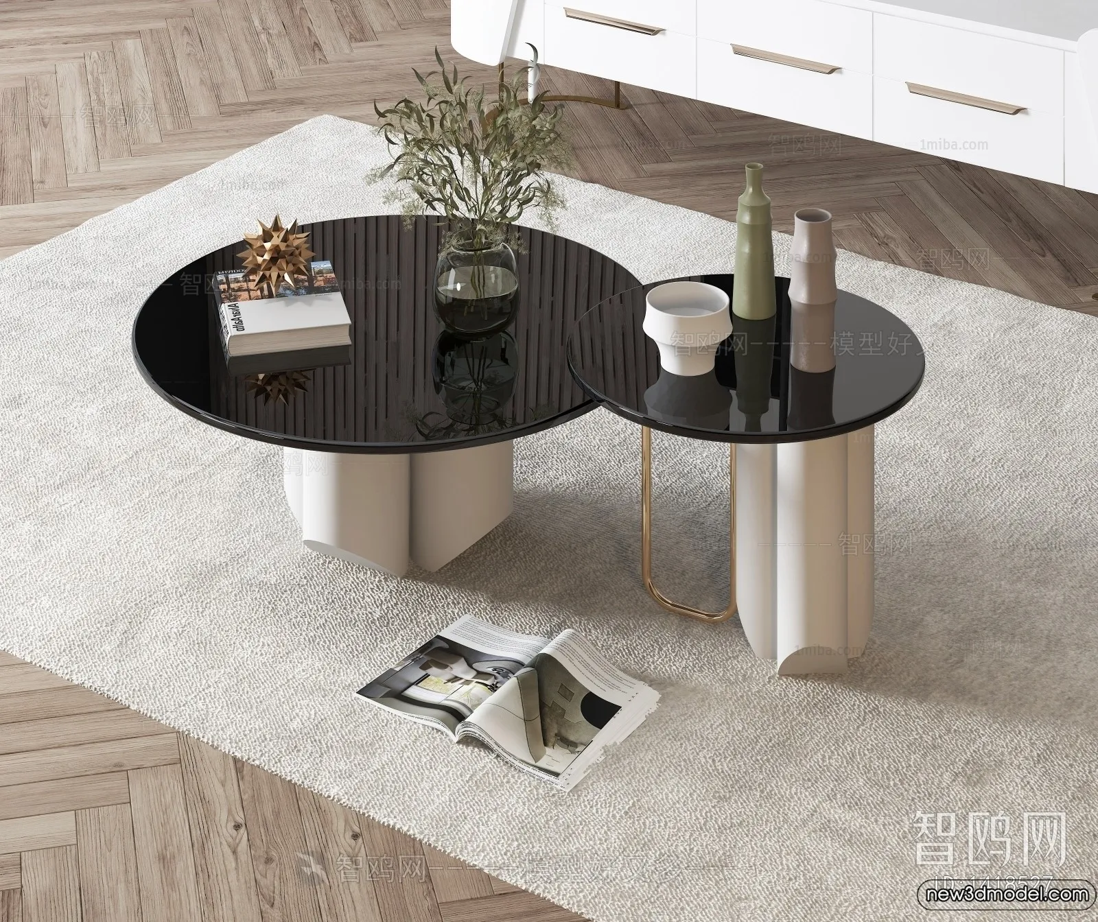 Coffee Table – 3D Models – 3D Furniture Models for Interior – 196