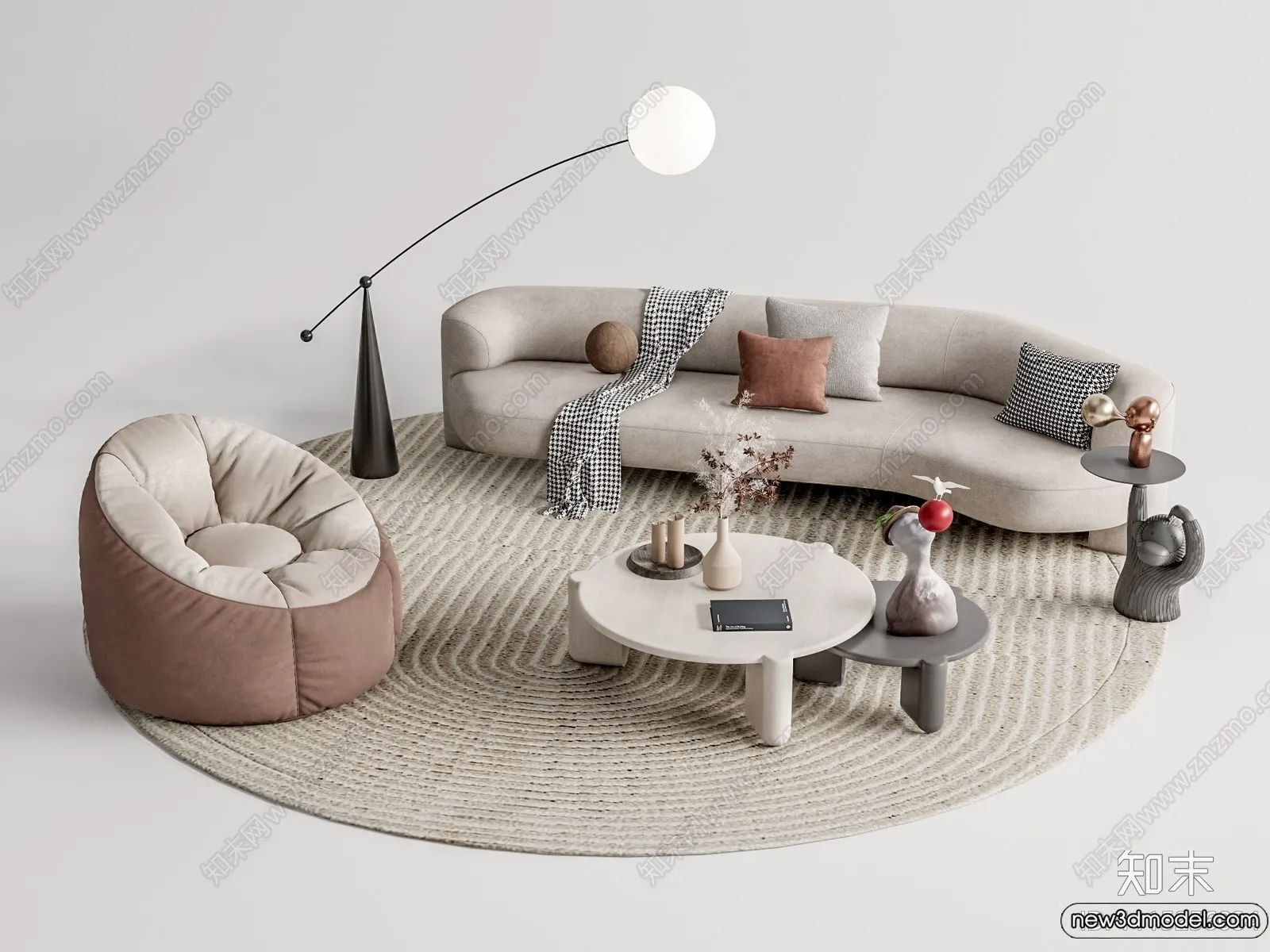 Coffee Table – 3D Models – 3D Furniture Models for Interior – 224