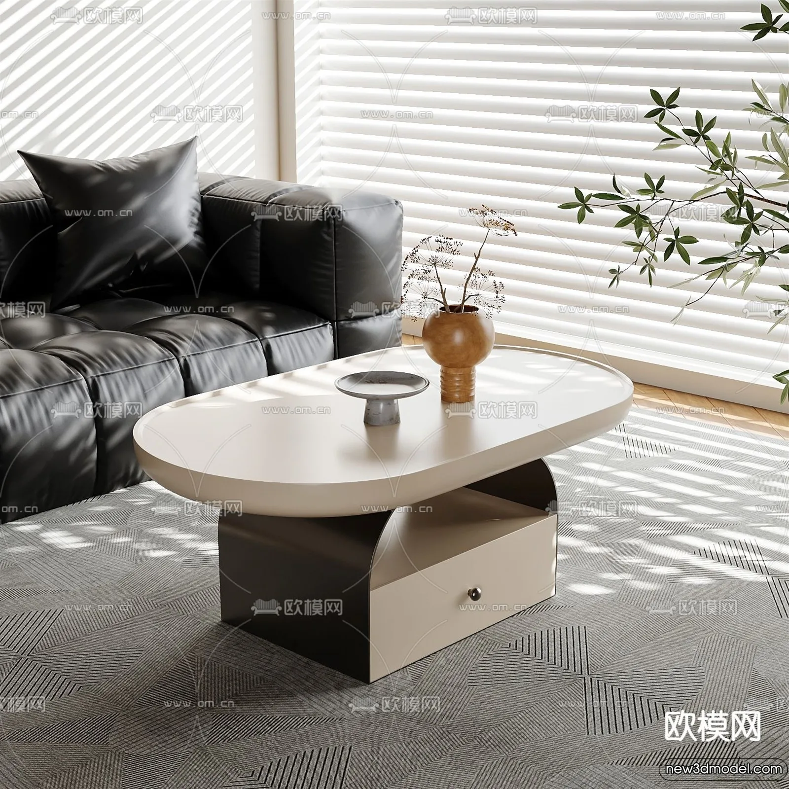 Coffee Table – 3D Models – 3D Furniture Models for Interior – 240