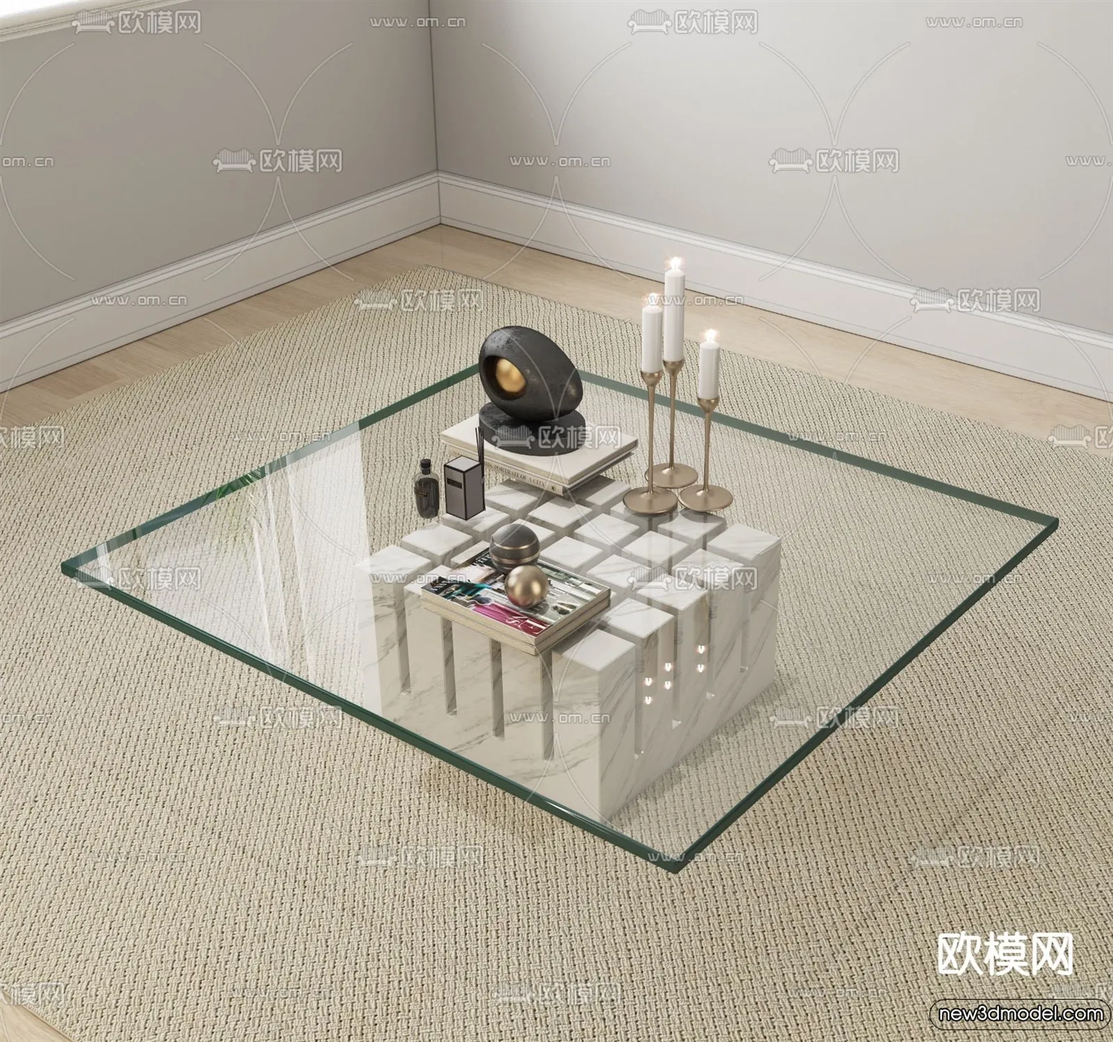 Coffee Table – 3D Models – 3D Furniture Models for Interior – 244