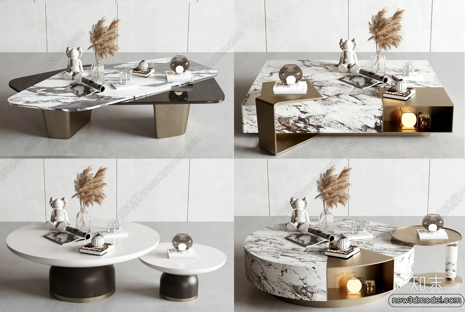 Coffee Table – 3D Models – 3D Furniture Models for Interior – 250