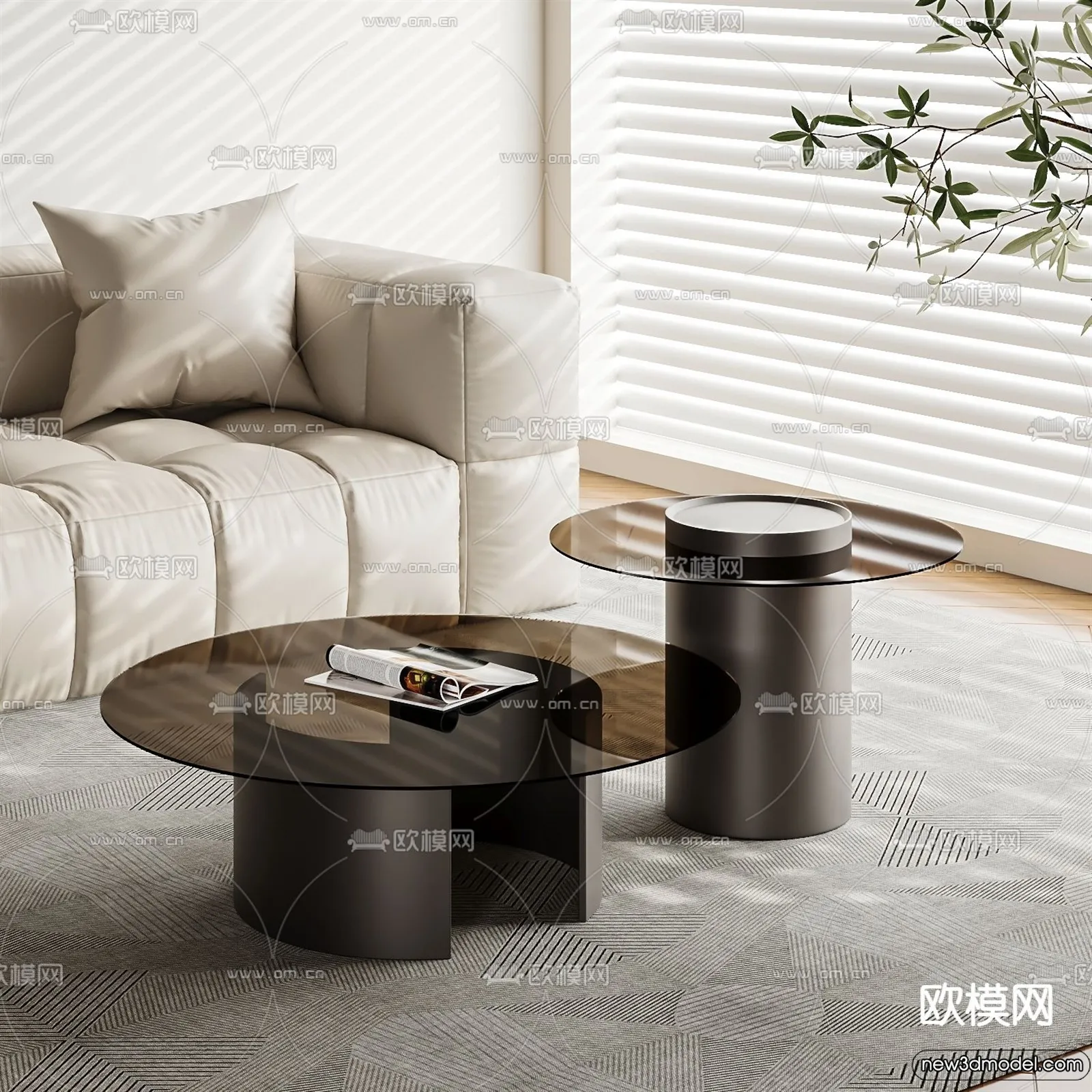 Coffee Table – 3D Models – 3D Furniture Models for Interior – 256