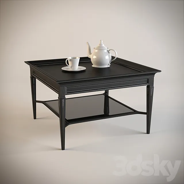 Coffee table 3ds Max