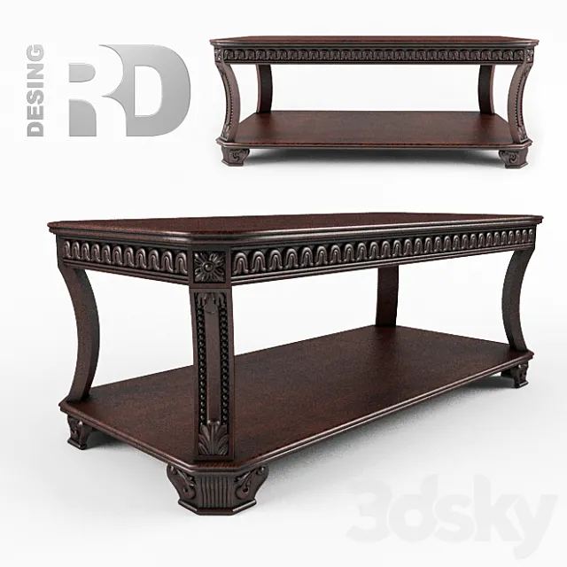 Coffee table 3ds Max
