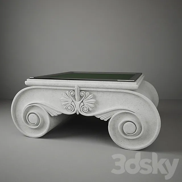 Coffee table 3DS Max Model