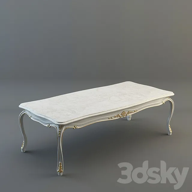 Coffee table 3DS Max Model