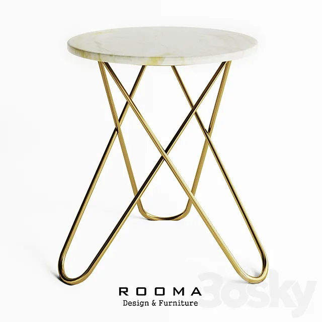 Coffee table Aldo Rooma Design 3DS Max Model