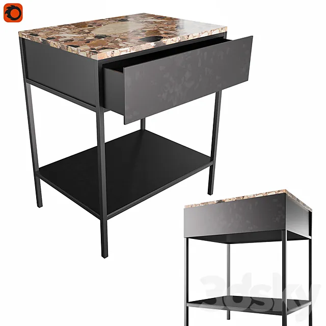 Coffee table Ambrette Am.Pm 3ds Max