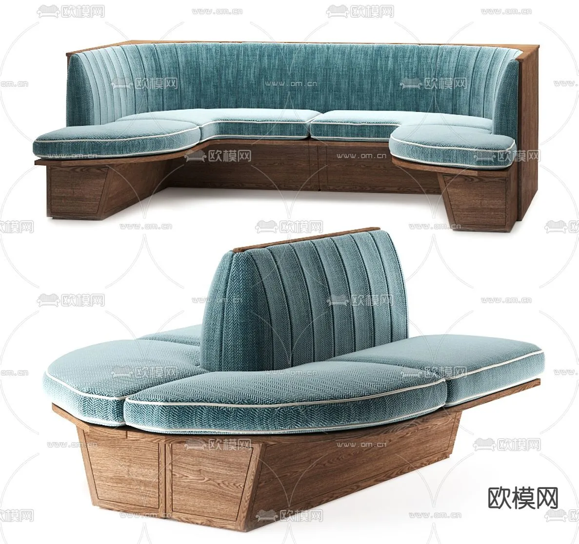 Coffee Table and Armchair Sets – 3D Models – Cafe Interior 3D Scenes – 010 – VRAY Render
