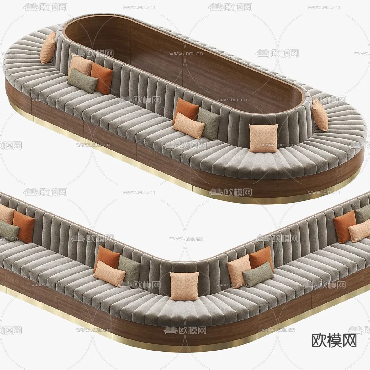 Coffee Table and Armchair Sets – 3D Models – Cafe Interior 3D Scenes – 015 – CORONA Render