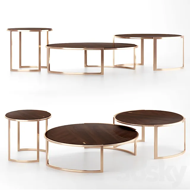 Coffee table Anya Lite Fendi Casa 3DSMax File