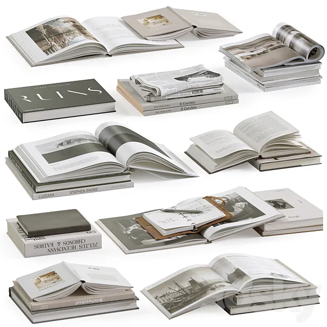 Coffee Table Books 3 3ds Max