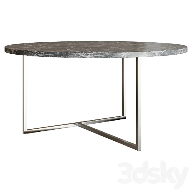 Coffee table California Maggiore 3 types 3ds Max