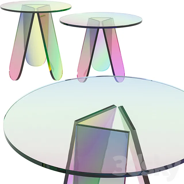 Coffee table Corner design Prism 3DSMax File