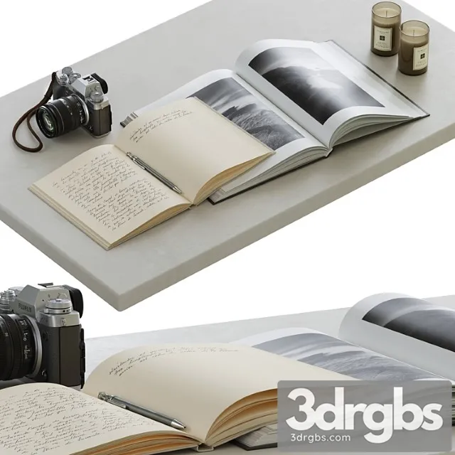 Coffee table decor set 003