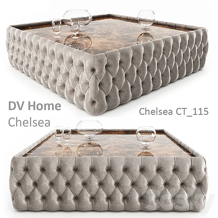 Coffee table DV Home Chelsea – Chelsea CT_115 3DS Max