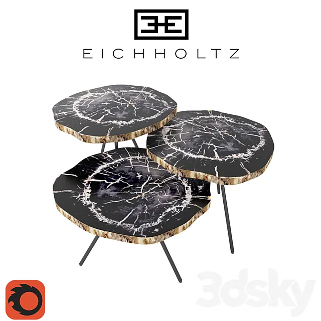 Coffee table Eichholtz 111465 De Soto 3ds Max