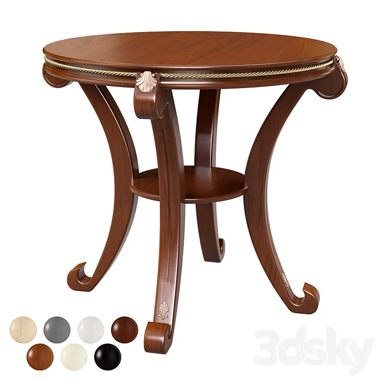 Coffee table Gloria M 3DS Max Model