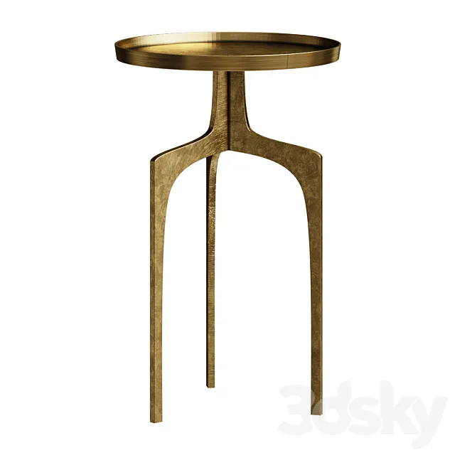 Coffee table Kenna Gold Coffee Table coffee table 3ds Max