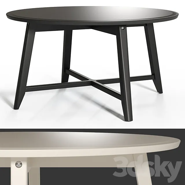 Coffee table Kragsta (ikea) 3DS Max Model