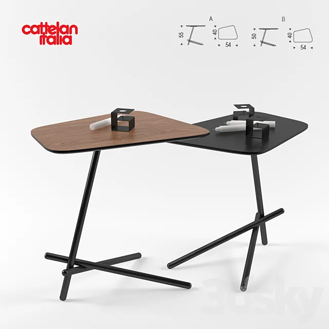 Coffee table LASER Cattelan Italia 3DSMax File