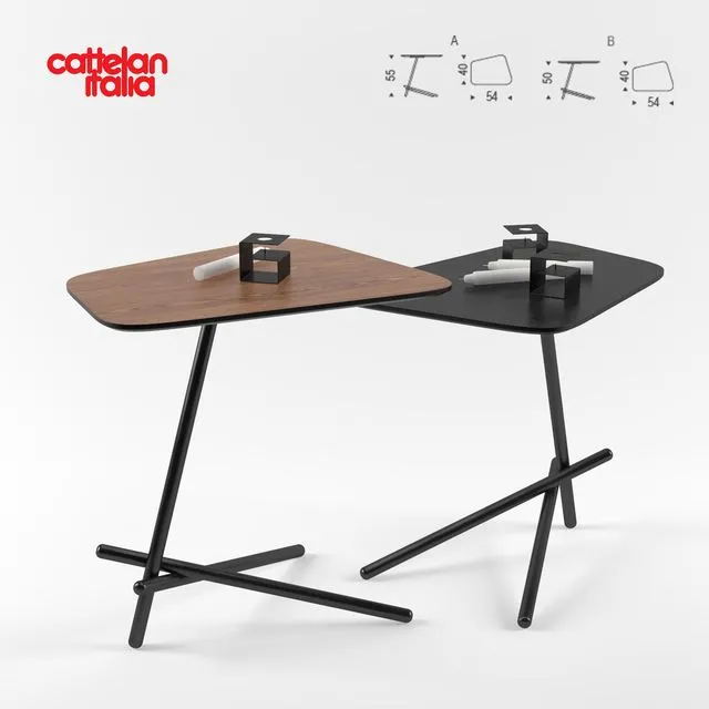 Coffee table LASER Cattelan Italia 3dsMax Model