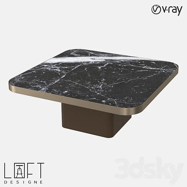 Coffee table LoftDesigne 6694 model 3DS Max Model