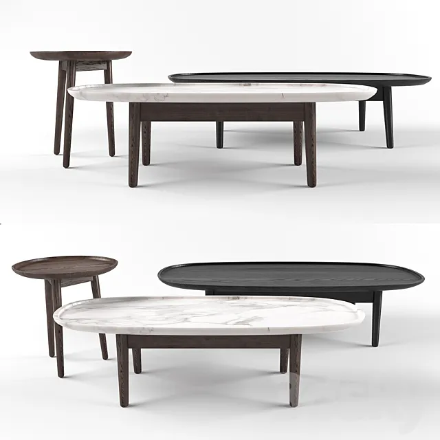 coffee table MAD Poliform 3DS Max Model