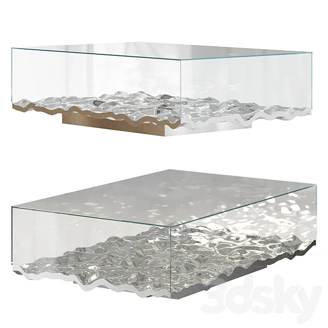 Coffee table MATHIEU LEHANNEUR 3DS Max Model