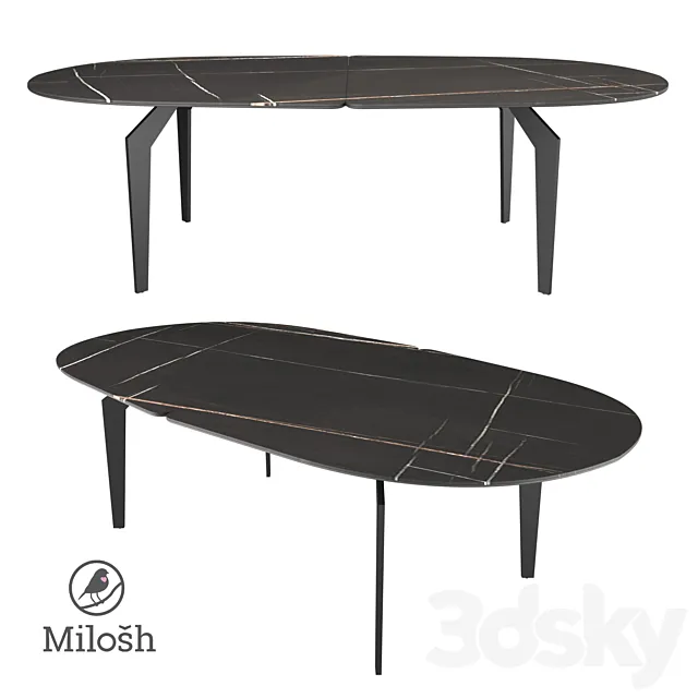 Coffee Table Milosh Tendence 701045 3DS Max Model
