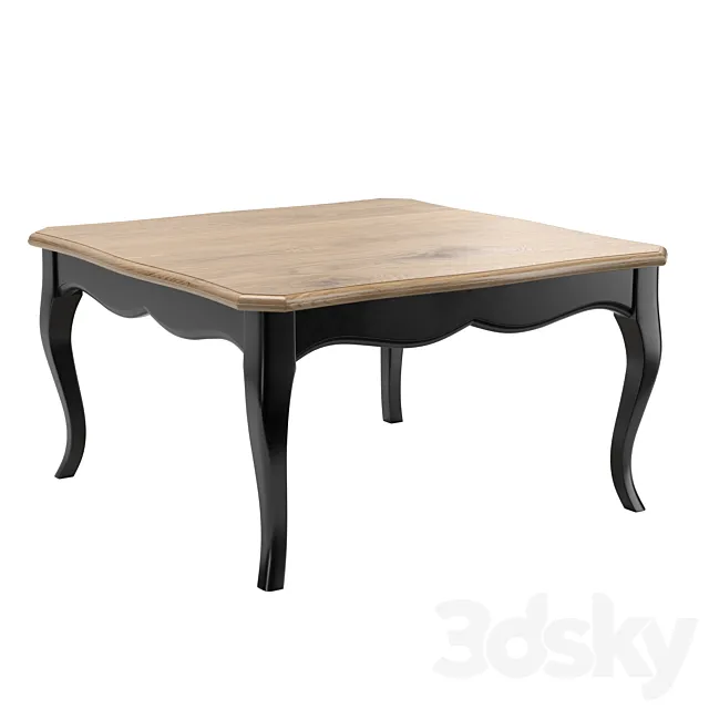Coffee table “Mosse” 3ds Max