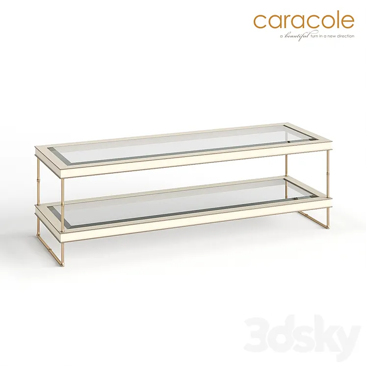 Coffee table Palm Desert Caracole 3DS Max
