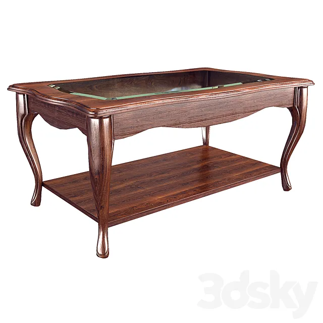 Coffee table Panamar 638.112.P Nogal 3ds Max