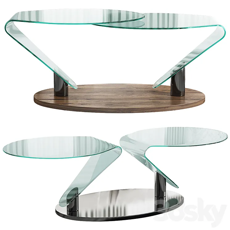 Coffee table Ray Coffee Table Naos 3DS Max Model