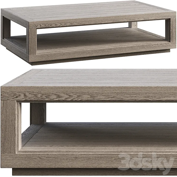 Coffee table Restoration Hardware Grand Framed 3DS Max