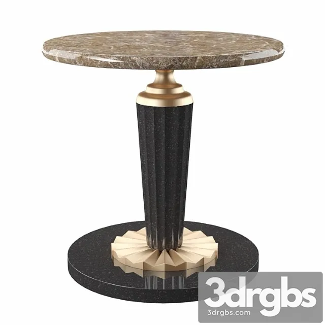 Coffee table round marble