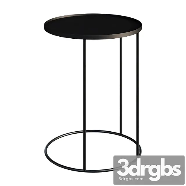 Coffee table round tray ethnicraft bijzettafel coffee table