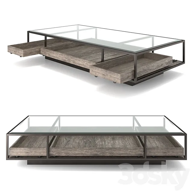 COFFEE TABLE ROXTON eichholtz 3ds Max