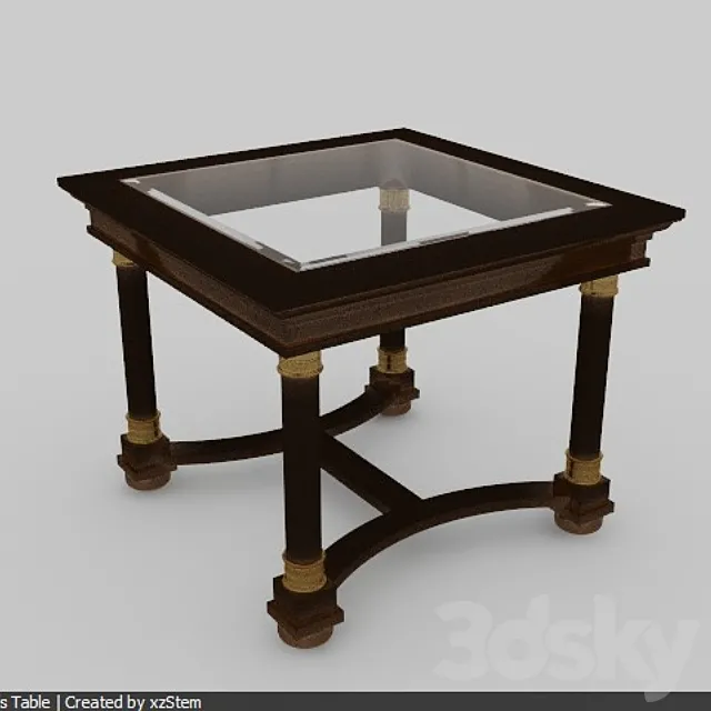 coffee table Selva 3ds Max