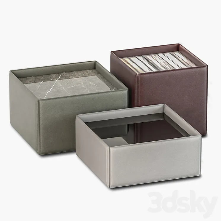 Coffee table Side Minotti 3DS Max Model